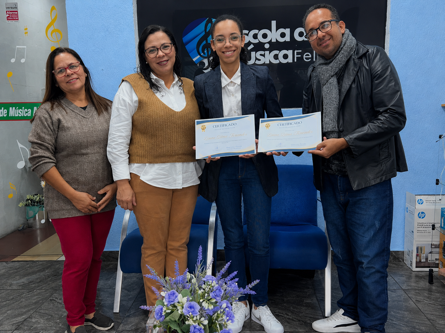 Aluno certificado