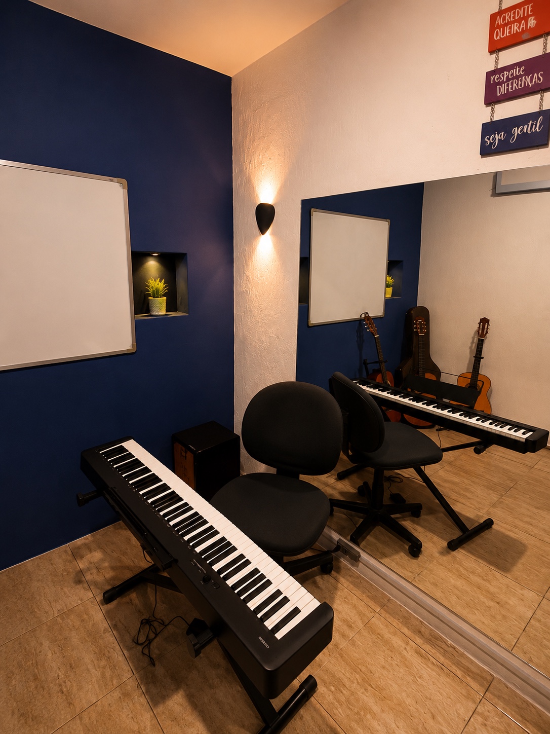 Sala de aula piano
